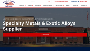 American Stainless Corporation: Specialty Metals & Exotic Alloys ... - stainless steel suppliers in usa