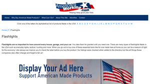 Flashlights made in the USA - americans-working - flashlight made in usa