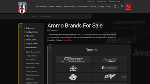 Ammo.com - Diverse Ammunition Brands