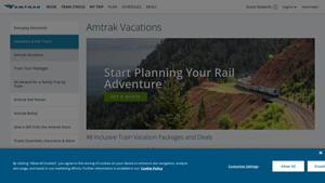Train Vacations - All Inclusive Vacation Packages & Deals | Amtrak - vacation package deals usa