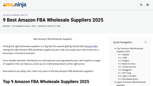 9 Best Amazon FBA Wholesale Suppliers 2025 - Amz Ninja - usa wholesale suppliers amazon