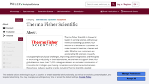 Thermo Fisher Scientific - 2020 - Wiley Analytical Science - thermo scientific waltham ma usa
