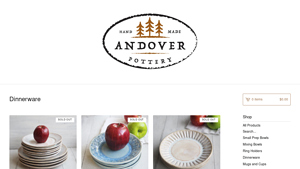 Dinnerware - Andover Pottery - dishware sets made in usa