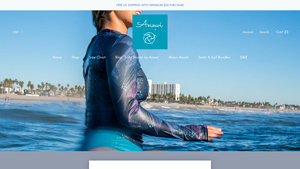 eco friendly active swimwear for women made in USA - Anowi Surfwear - swimsuits made in usa