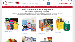 Custom Printed Plastic Bags for Promotions, Packaging and ... - plastic bag manufacturers usa