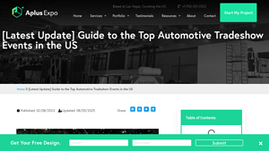 [Latest Update] Top Automotive Tradeshow Events in the US - aplusexpo - usa auto expo