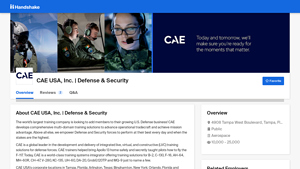 CAE USA, Inc. | Defense & Security - Handshake - cae usa inc.