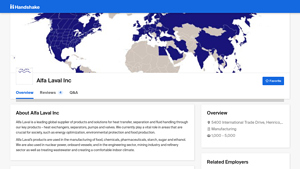 Alfa Laval Inc: Read reviews and ask questions | Handshake - alpha laval usa richmond