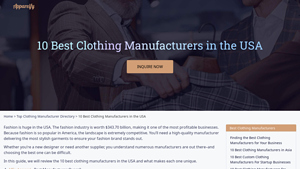 10 Best Clothing Manufacturers in the USA - Appareify - dress manufacturers usa