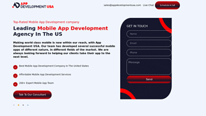 Leading Mobile App Development Company | App Development USA - mobile app development company in usa