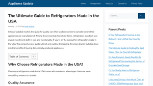 The Ultimate Guide to Refrigerators Made in the USA - usa made freezers