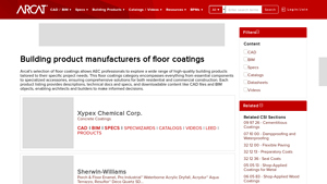 Manufacturers of Floor Coatings - Arcat - epoxy floor coating manufacturers usa
