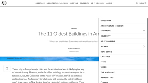 The 11 Oldest Buildings in America - Architectural Digest - oldest building in the usa