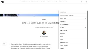 The 18 Best Cities to Live in the USA - Architectural Digest - beautiful places to live in usa