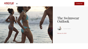 Swimwear manufacturing in the USA - ARGYLE Haus of Apparel - swimsuit manufacturers usa