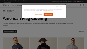 American Flag Clothing | Ariat - clothes with usa flag