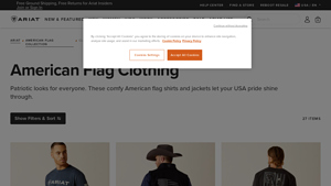 American Flag Clothing | Ariat - usa flag apparel
