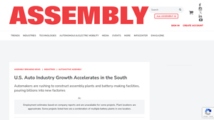 Assembly Magazine - Automotive Manufacturing Insights