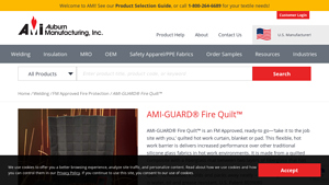AMI-GUARD Fire Quilt - Auburn Manufacturing, Inc. - fire blankets made in usa