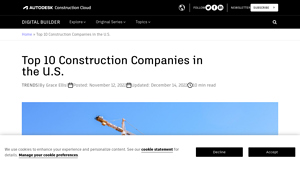 Top 10 Construction Companies in the U.S. - Digital Builder - Autodesk - major construction companies in usa