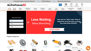 Largest Car Part Warehouse | Replacement Auto Parts Online | AutohausAZ - car parts usa