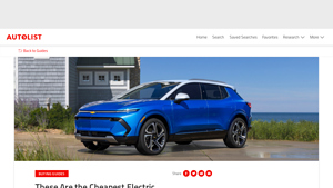 These Are the Cheapest Electric Cars in 2025 - Autolist - cheap electric cars usa