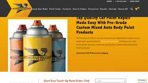 Exact Match Car Paint Made Easy | AutomotiveTouchup - auto painting usa
