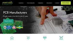 PCB Manufacturer & Fabrication | Printed Circuit Boards | Avanti Circuits - pcb manufacturing usa