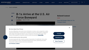 B-1s Arrive at the U.S. Air Force Boneyard | Aviation Week Network - usaf boneyard