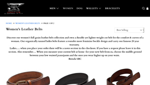 Azbelt - Women's Leather Belts Collection