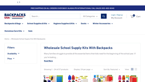 Wholesale School Supply Kits With Backpacks - usa wholesale supply