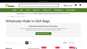 Wholesale Made in USA Bags - BagzDepot - canvas bags made in usa