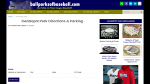 loanDepot Park Directions & Parking - Ballparks of Baseball - 501 marlins way miami fl 33125 usa