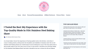 I Tested the Best: My Experience with the Top-Quality Made In USA ... - stainless steel baking sheet made in usa