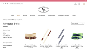 Barron's Hunter - Women's Handcrafted Belts