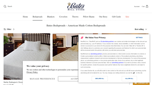American Made Cotton Bedspreads – Bates Mill Store - made in usa comforters