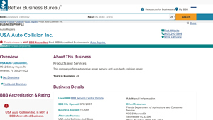 USA Auto Collision Inc. | BBB Business Profile - Better Business Bureau - usa auto collision