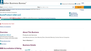 AutoProtect USA LLC | BBB Business Profile | Better Business Bureau - auto protect usa