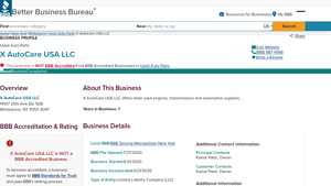 X AutoCare USA LLC | BBB Business Profile - Better Business Bureau - auto care usa