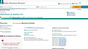 USA Pawn & Jewelry Co. | Better Business Bureau® Profile - usa pawn & jewelry co
