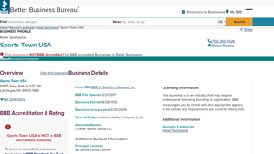 Sports Town USA | BBB Business Profile | Better Business Bureau - sports town usa