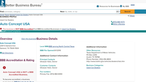 Auto Concept USA | BBB Business Profile - Better Business Bureau - auto concept usa