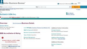 Schleich USA Inc. | BBB Business Profile | Better Business Bureau - schleich usa inc