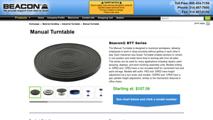 Manual Turntable - Industrial Lazy Susan Turntable - industrial lazy susan