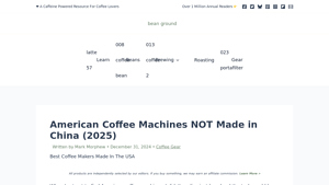 American Coffee Machines NOT Made in China (2025) - Bean Ground - coffee percolator made in usa