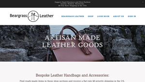 Beargrass Leather -- Montana Made Leather Handbags and Purses - leather handbags made in usa
