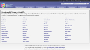 Salons, Spas and Beauty Services in USA - States List - beauty salon in usa