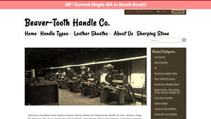 Beaver Tooth Handle Co. Replacement Axe & Tool Handles Sheaths Wedges - axe made in usa