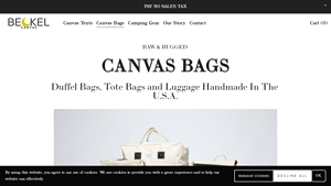 Shop Canvas Bags and Totes - Beckel Canvas Products - canvas bags made in usa