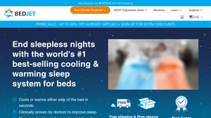 BedJet - Air Based Cooling & Warming Sleep System - heated blanket made in usa
